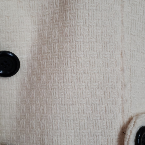 American Rag Cie Ivory Long Coat Size Small - Picture 10 of 12